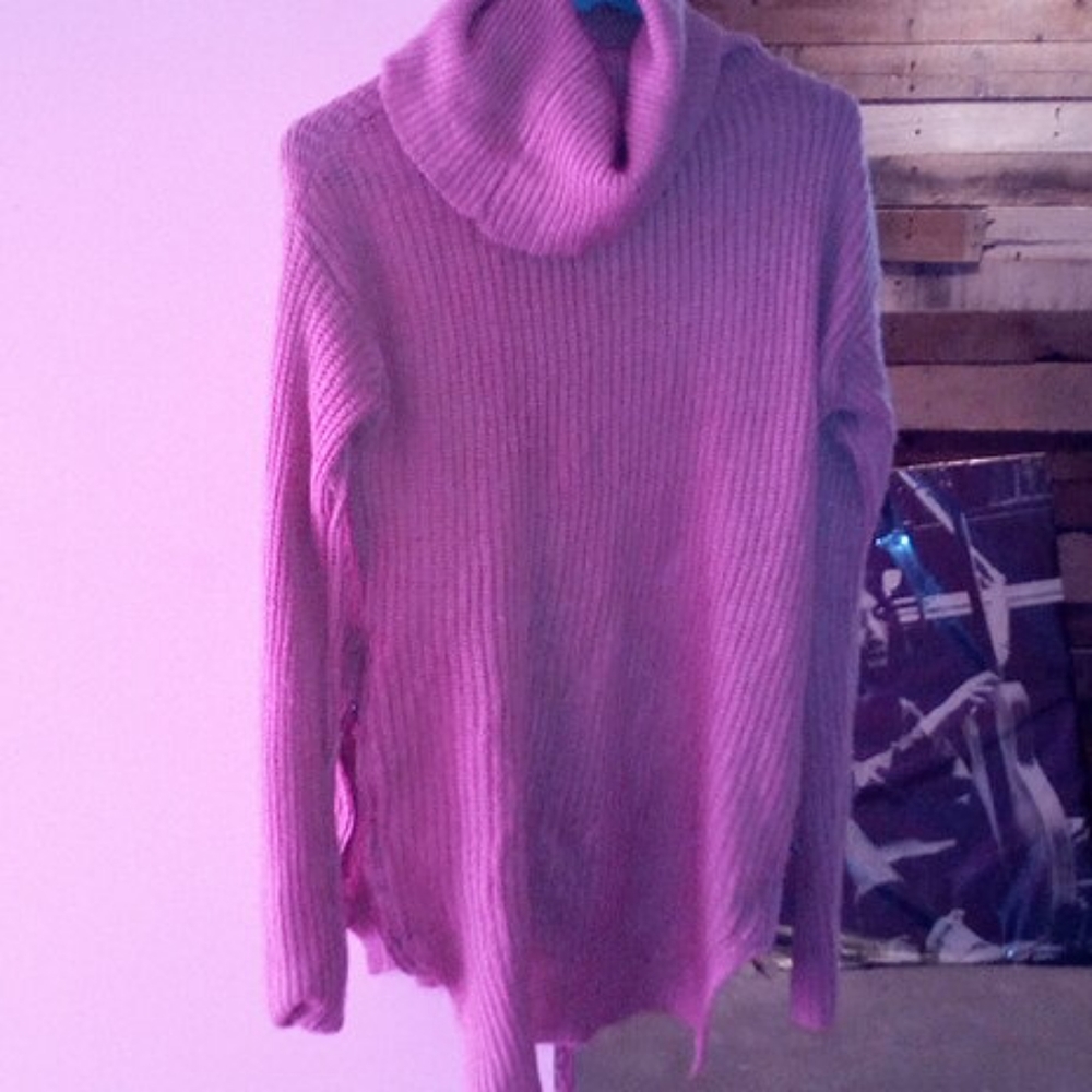 Turtleneck sweater dress